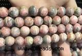 CRC1154 15.5 inches 12mm round rhodochrosite gemstone beads