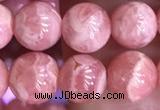 CRC1160 15.5 inches 7mm round rhodochrosite gemstone beads