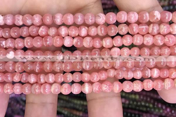 CRC1162 15.5 inches 5mm round rhodochrosite gemstone beads