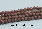 CRC200 16 inches 4mm round rhodochrosite gemstone beads wholesale