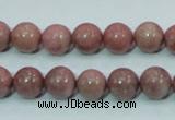 CRC203 16 inches 10mm round rhodochrosite gemstone beads wholesale