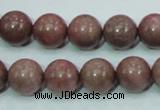 CRC204 16 inches 12mm round rhodochrosite gemstone beads wholesale