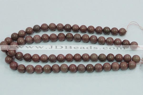 CRC204 16 inches 12mm round rhodochrosite gemstone beads wholesale