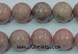 CRC205 16 inches 14mm round rhodochrosite gemstone beads wholesale