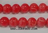 CRC503 15.5 inches 10mm round synthetic rhodochrosite beads