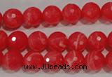 CRC513 15.5 inches 10mm faceted round synthetic rhodochrosite beads