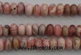 CRC752 15.5 inches 4*6mm rondelle rhodochrosite beads wholesale