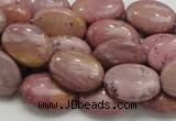 CRC77 15.5 inches 12*18mm oval rhodochrosite gemstone beads