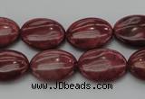 CRC834 15.5 inches 15*20mm oval Brazilian rhodochrosite beads