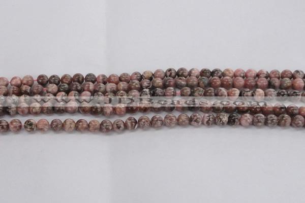 CRC901 15.5 inches 6mm round natural rhodochrosite beads