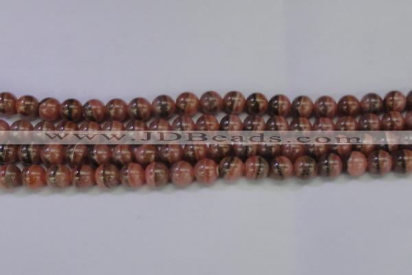 CRC916 15.5 inches 9mm round natural rhodochrosite beads