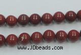 CRE01 16 inches 8mm round natural red jasper beads wholesale