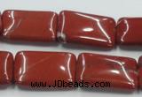 CRE17 16 inches 18*25mm rectangle natural red jasper beads wholesale