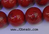 CRE308 15.5 inches 20mm round red jasper beads wholesale