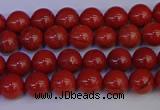 CRE310 15.5 inches 4mm round red jasper beads wholesale