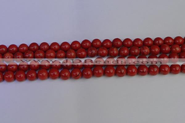 CRE312 15.5 inches 8mm round red jasper beads wholesale