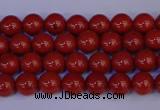 CRE320 15.5 inches 4mm round red jasper beads wholesale