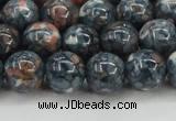 CRF333 15.5 inches 14mm round dyed rain flower stone beads wholesale