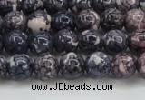 CRF336 15.5 inches 6mm round dyed rain flower stone beads wholesale