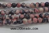 CRF445 15.5 inches 3mm round dyed rain flower stone beads wholesale