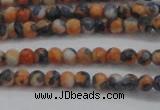 CRF446 15.5 inches 3mm round dyed rain flower stone beads wholesale