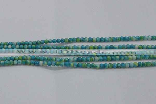 CRF451 15.5 inches 3mm round dyed rain flower stone beads wholesale