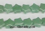 CRG10 15.5 inches 12*12mm star green aventurine gemstone beads