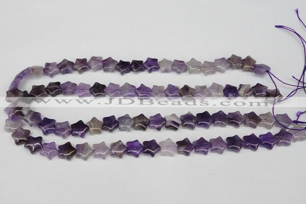 CRG12 15.5 inches 12*12mm star amethyst gemstone beads wholesale