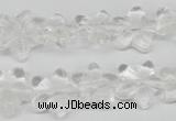 CRG14 15.5 inches 16*16mm star white crystal gemstone beads