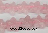 CRG25 15.5 inches 16*16mm star rose quartz gemstone beads wholesale