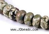 CRH10 different sizes roundel natural rhyolite beads Wholesale