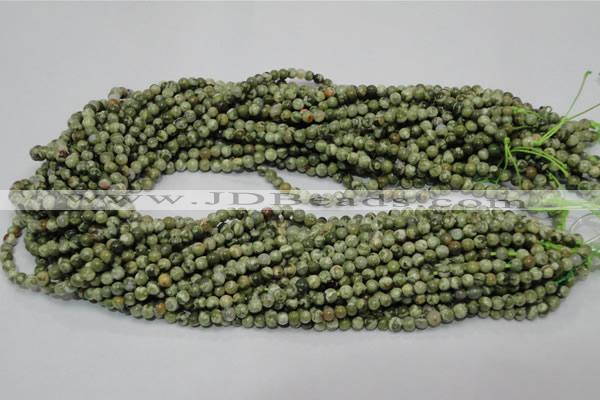 CRH110 15.5 inches 4mm round rhyolite gemstone beads wholesale