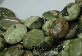 CRH44 15.5 inches 12*16mm oval rhyolite beads wholesale