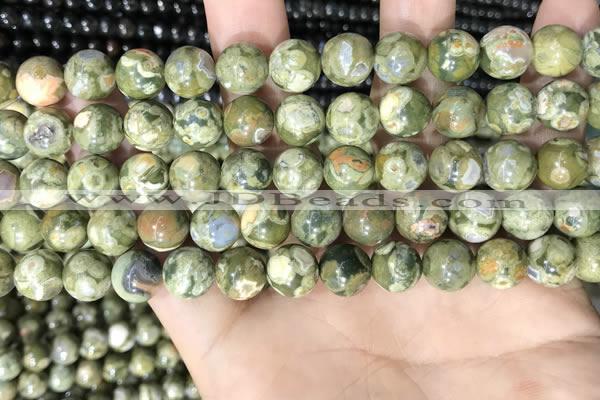 CRH573 15.5 inches 10mm round rhyolite gemstone beads wholesale