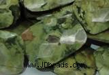 CRH82 15.5 inches 22*30mm faceted rectangle rhyolite beads wholesale