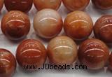 CRJ502 15.5 inches 8mm round red jade gemstone beads