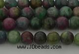 CRO1110 15.5 inches 4mm round ruby apatrite beads wholesale