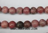 CRO127 15.5 inches 8mm round rhodochrosite beads wholesale