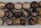 CRO187 15.5 inches 10mm round zebra jasper beads wholesale