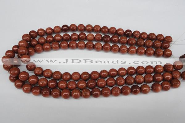 CRO228 15.5 inches 10mm round goldstone beads wholesale