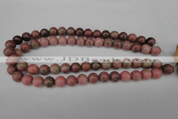 CRO285 15.5 inches 12mm round rhodochrosite beads wholesale