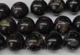 CRO308 15.5 inches 12mm round plum blossom jade beads wholesale