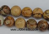 CRO319 15.5 inches 12mm round picture jasper beads wholesale