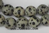 CRO320 15.5 inches 12mm round dalmatian jasper beads wholesale