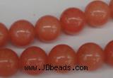 CRO330 15.5 inches 12mm round dyed candy jade beads wholesale