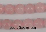 CRO341 15.5 inches 12mm round rose quartz beads wholesale