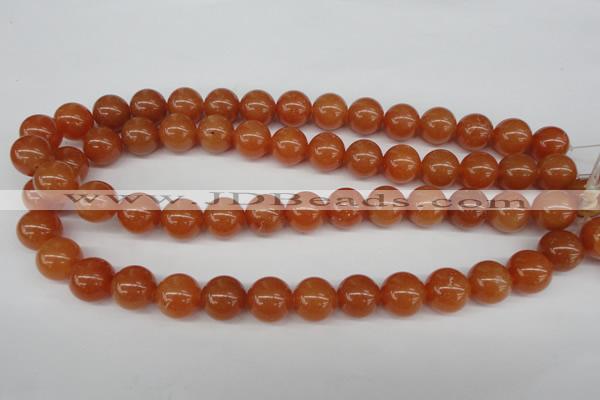 CRO391 15.5 inches 14mm round red aventurine beads wholesale