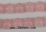 CRO397 15.5 inches 14mm round rose quartz beads wholesale