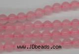 CRO48 15.5 inches 6mm round rose quartz beads wholesale