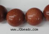 CRO543 15.5 inches 20mm round goldstone beads wholesale